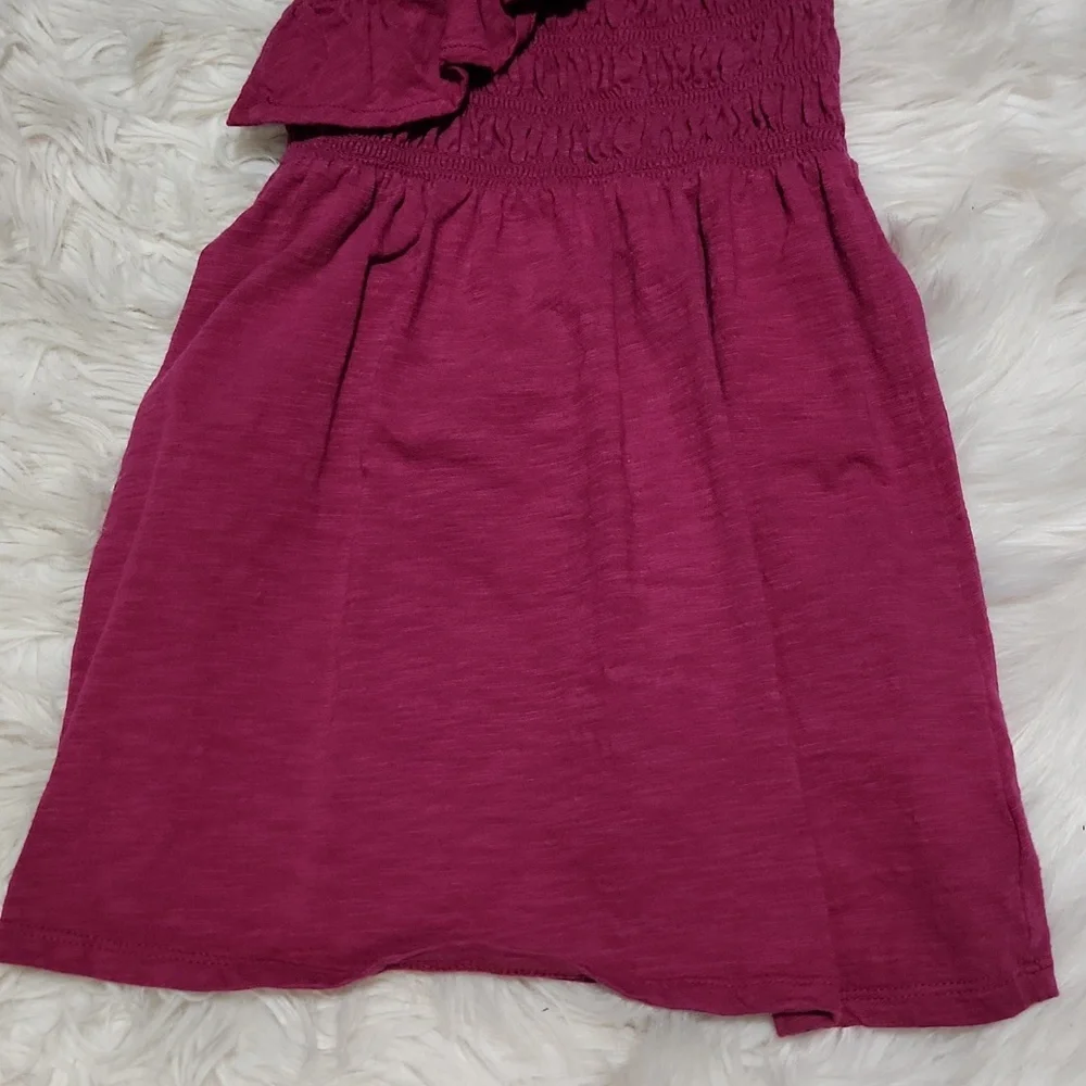 3T Old Navy one shoulder ruffled knit dress